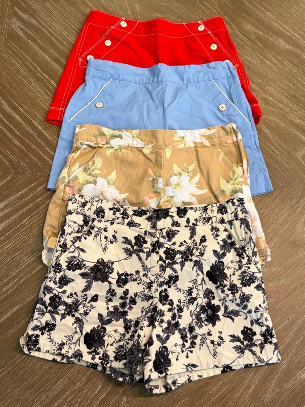 Set of 4 Janie and Jack shorts size 12